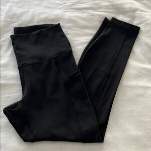 90 Degree High-Waist Black Active Leggings